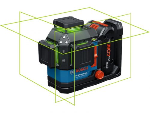 BOSCH Akkus vonallézer GLL 18V-120-33 CG L-BOXX 136-ban (1 x 4,0 Ah akku + gyorstöltő) IP65