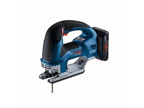 BOSCH Akkus dekopírfűrész GST 18V-155 BC kengyelfogantyús, L-Boxx-ban (2 x 4,0 Ah akku + gyorstöl