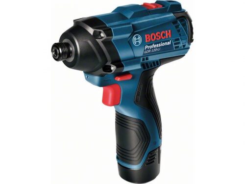 BOSCH Akkus ütvecsavarozó GDR 120-LI kofferben 1/4" (2 x 1,5 Ah akku) kofferben