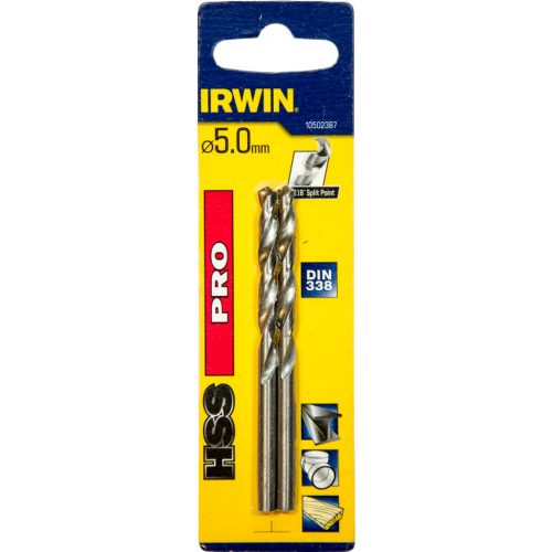 IRWIN Csigafúró 5 x 86/62 mm HSS PRO hengeres (2 db/cs)