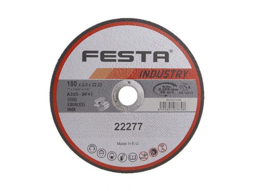 FESTA INDUSTRY Vágókorong fémre 180 x 2,0 x 22,2 mm