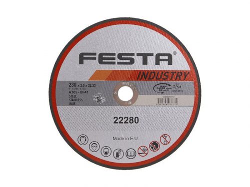 FESTA INDUSTRY Vágókorong fémre 230 x 2,0 x 22,2 mm