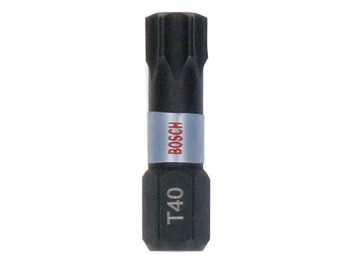 BOSCH Bithegy T40 x 25 mm 1/4" Tic Tac dobozban Impact Control (25 db)