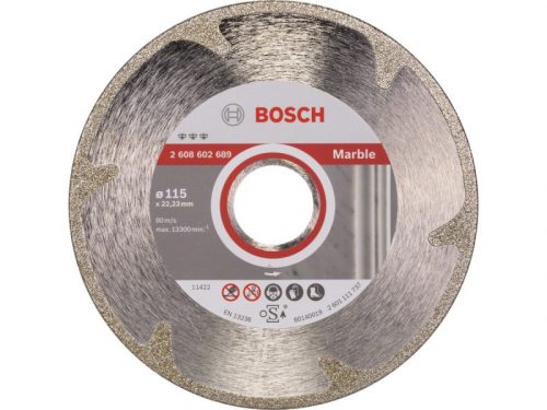 BOSCH Gyémánt vágókorong 115 x 2,2 x 3,0 x 22,2 mm folytonos Best for Marble