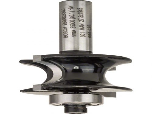 BOSCH Keményfém félpálcatag-maró golyóscsapággyal 27,8 (r=6 mm) x 19 x 63 x 8 mm