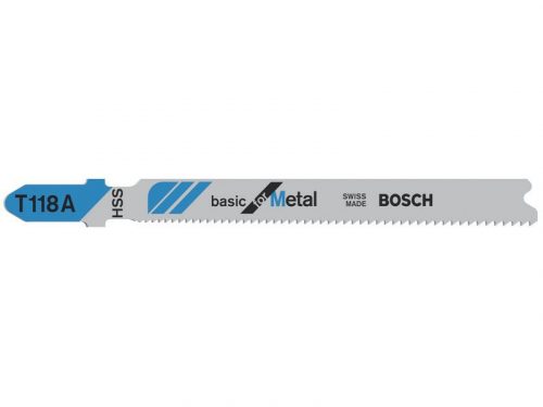 BOSCH Dekopírfűrészlap fémre T 118 A 92/1,1-1,5 mm (3 db)