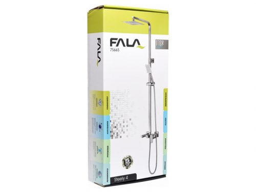 FALA Zuhanyoszlop inox Steely4