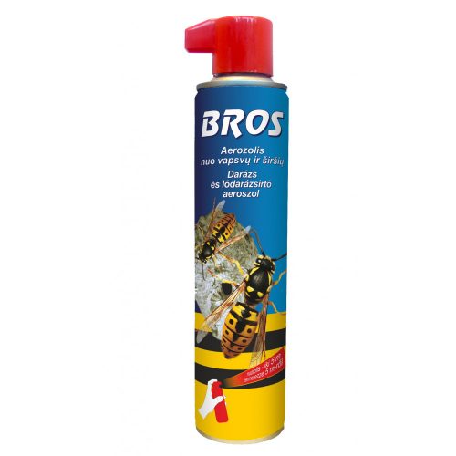 Darázs és lódarázsirtó aeroszol 300ml Bros