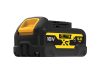 DEWALT Powerstack gumírozott akkumulátor 18 V / 5 Ah DCB184G