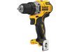 DEWALT Akkus fúrócsavarozó 12 V szénkefe nélküli (akku + töltő nélkül) DCD701N