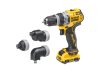 DEWALT Akkus fúrócsavarozó cserélhető fejjel 12 V (2 x 3,0 Ah akku + töltő + TSTAK) DCD703L2T