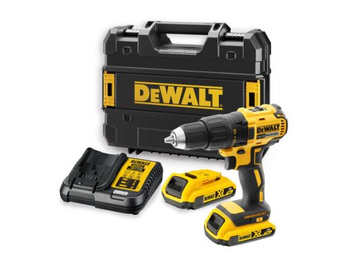 DEWALT Akkus fúrócsavarozó 18 V (2 x 2,0 Ah akku + töltő + TSTAK) DCD777D2T