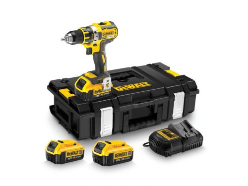 DEWALT Akkus ütvefúró-csavarozó 18 V (3 x 4,0 Ah akku + töltő) DCD790 m3