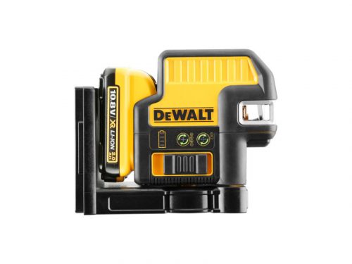 DEWALT Akkus keresztvonalas lézer szett 18 V (zöld) (1 x 2,0 Ah akku + töltő) DCE0822D1G