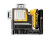 DEWALT Akkus keresztlézer 3 × 360° 10,8-12 V (zöld) (1 x 2,0 Ah akku + töltő) DCE089D1G