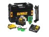 DEWALT Akkus keresztlézer 3 × 360° 10,8-12 V (zöld) (1 x 2,0 Ah akku + töltő) DCE089D1G