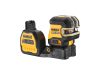 DEWALT Akkus pont- és vonallézer 12-18 V (zöld) (Akku + töltő nélkül + TSTAK) DCE822NG18