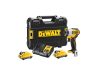 DEWALT Akkus ütvecsavarozó 12 V szénkefe nélküli (2 x 2,0 Ah akku + töltő) DCF801D2