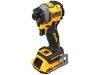 DEWALT Akkus ütvecsavarozó 18 V szénkefe nélküli (2 x 2,0 Ah akku + töltő + TSTAK) DCF850D2T