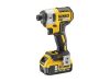 DEWALT Akkus ütvecsavarozó 18 V szénkefe nélküli (2 x 5,0 Ah akku + töltő) DCF887P2