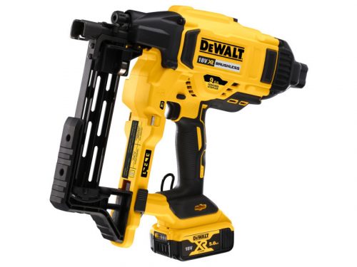 DEWALT Akkus kerítés kapcsozó 18 V (2 x 5,0 Ah akku + töltő) DCFS950P2