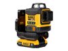 DEWALT Akkus 3 síkú lézer (zöld) 18 V (1 x 2,0 Ah akku + töltő) DCLE34031D1