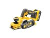 DEWALT Akkus gyalugép 18 V szénkefe nélküli (2 x 5,0 Ah akku + töltő) DCP580P2