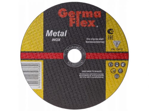 GERMAFLEX Vágókorong fémre 115 x 2,0 x 22,2 mm inox