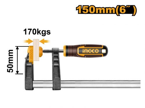 INGCO Gyorscsavarszorító 150 x 50 mm