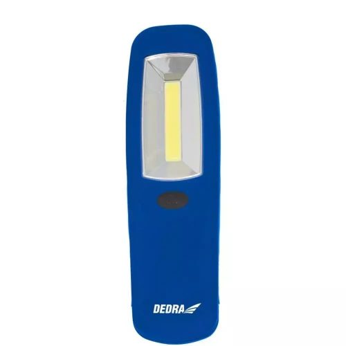 Zseblámpa 3W COB LED, hosszúkás, elemekkel