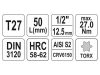 YATO Bit dugókulcs Torx 1/2" T27 CrV