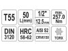 YATO Bit dugókulcs Torx 1/2" T55 CrV