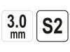 YATO Imbusz T-kulcs 3,0 mm / 13 x100 mm S2