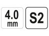 YATO Imbusz T-kulcs 4,0 mm / 13 x 140 mm S2