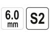 YATO Imbusz T-kulcs 6,0 mm / 17 x 200 mm S2