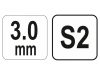 YATO Gömbfejű imbusz T-kulcs 3,0 mm / 13 x 100 mm S2