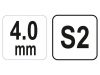 YATO Gömbfejű imbusz T-kulcs 4,0 mm / 13 x 140 mm S2