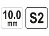 YATO Gömbfejű imbusz T-kulcs 10 mm / 22 x 200 mm S2