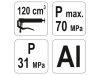 YATO Karos zsírzó 120 ml 70MPa