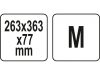 YATO Organiser M-es méret 263 x 363 x 77 mm