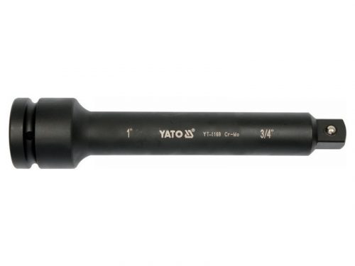 YATO Gépi dugókulcs toldószár és adapter 3/4" -> 1" 250 mm CrMo