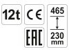 YATO Hidraulikus emelő 12t