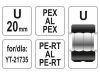 YATO Krimpelő betét YT-21735 krimpelőhöz U-típus 20 mm