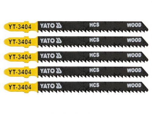 YATO Dekopírfűrészlap T10TPI 100/2,5 mm HCS (5 db)