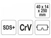 YATO Széles vésőszár 40 x 250 mm SDS-Plus