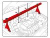 YATO Motorfelfüggesztő gerenda 0,5t 1500 mm