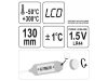 YATO Elektronikus hőmérő 130 mm -50°C +300°C/1°C