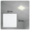 YATO LED mennyezeti lámpatest 18 W 300 x 300 x 15 mm