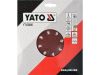 YATO Tépőzáras fíbertárcsa 180 mm / P40 (3 db/cs)